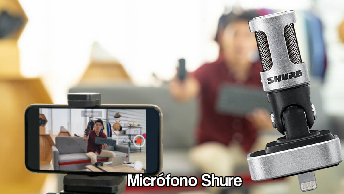 Microfono MV88 condensador digital para Iphone
